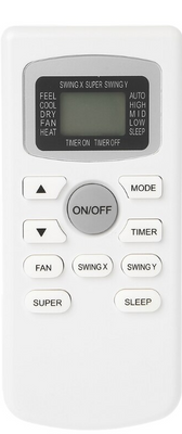TCL Air Conditioner Remote tcl-gykq-34-gykq-47-kt-tl1-kfr-23gw