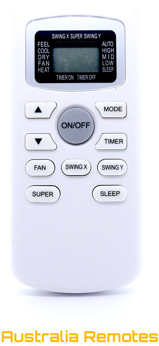 Remote for TECO Portable Air Conditioners Model TPO* Australia Remotes