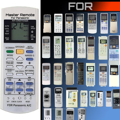 Master Universal Air Conditioner Remote - For All Panasonic Models - Ever