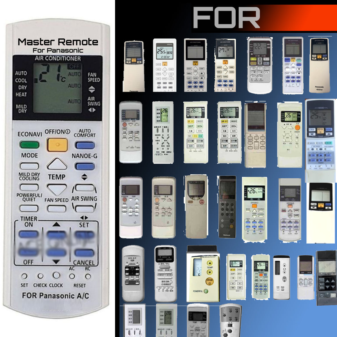 Panasonic Air Conditioner Remotes ️ Australia Remotes | From $29