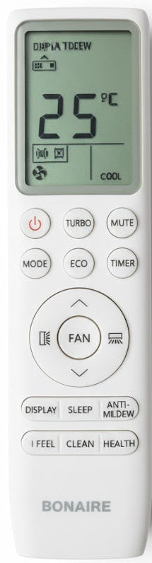 Bonaire Air Conditioner Remote for CRC Model AC