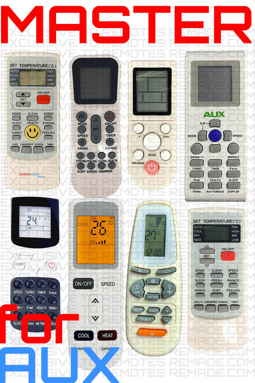 Master Universal Air Conditioner Remote - For All AUX AC Remotes ...