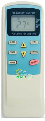 Air Con Remote For Chillair  GYKQ-11E - KFR-64GW
