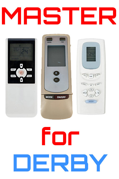 Master Universal Air Conditioner Remote for All Derby Models | Master Universal Air Conditioner Remote for All Derby Models | Australia Remotes | Derby