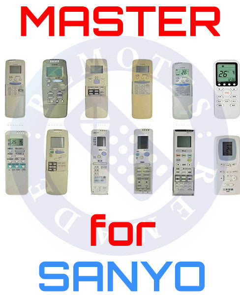 Master Universal Air Conditioner Remote for All SANYO Models | Master Universal Air Conditioner Remote for All SANYO Models | Australia Remotes | Sanyo