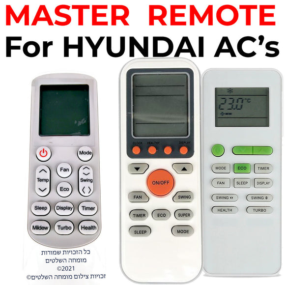 Universal Air Conditioner Remote for Hyundai