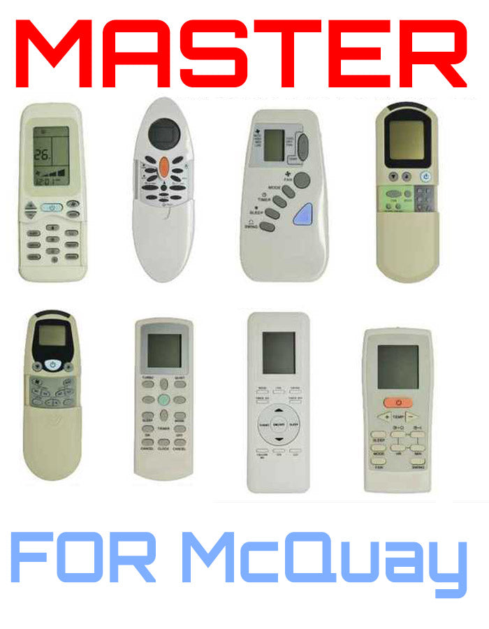 Master Universal Air Conditioner Remote - For All McQuay Remotes ...