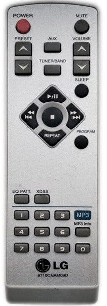 Remote for LG Sound Systems