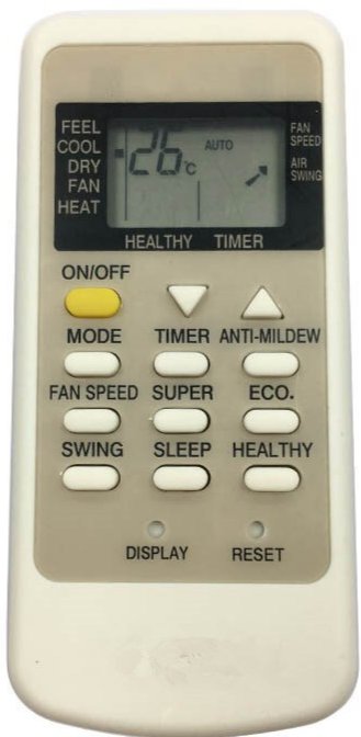 AirCond Remote For TECO Model : LS0920Y – Australia Remotes