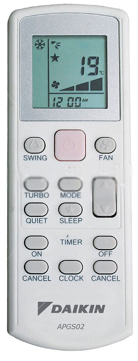 Daikin APGS02 AC Remote