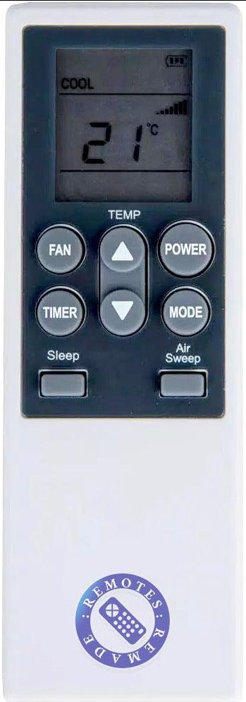 It replaces the following models: Haier Air Conditioner Remote And More Haier Models.