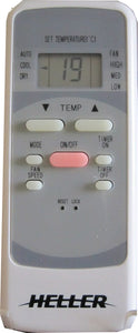 Heller R51HC Air Conditioner Remote