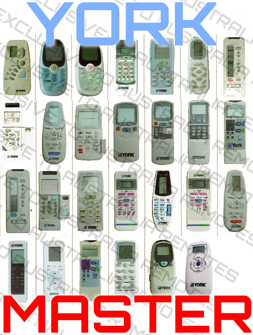 Master Universal Air Conditioner Remote - For All York AC Remotes ...